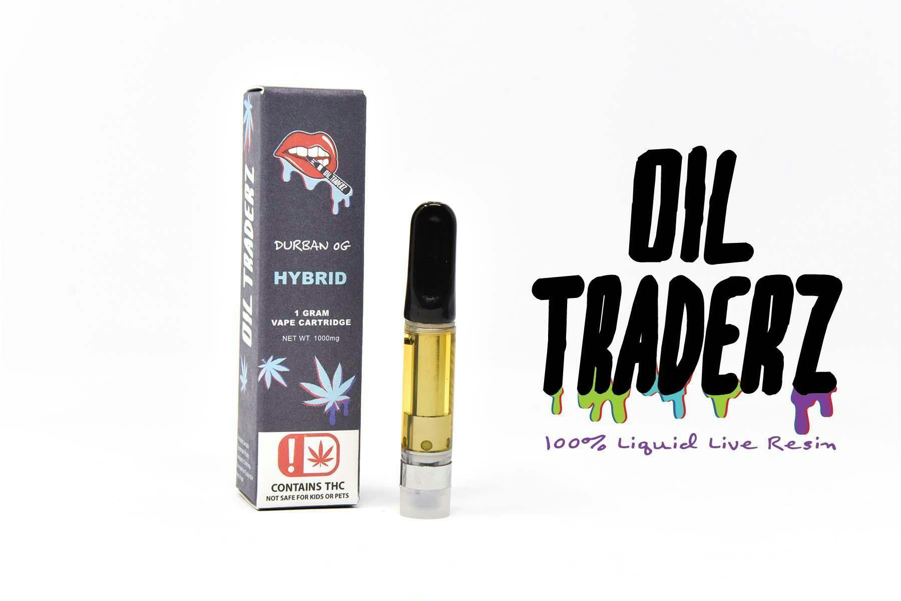 Durban OG Oil Traderz Live Resin Vape Cart