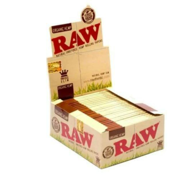 Raw Organic Hemp King Size Slim Rolling Papers