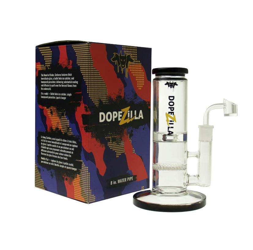 Dopezilla - "Cerberus" - 8" Dab Rig Black