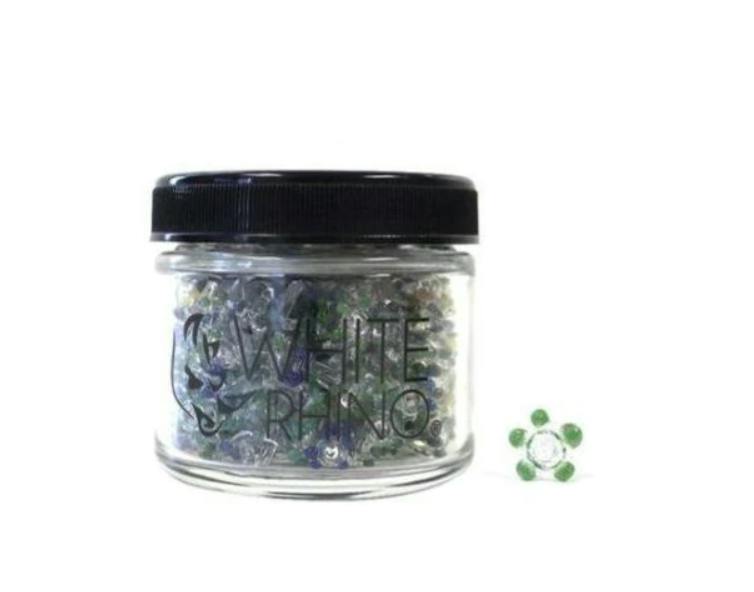 White Rhino Flower Glass Screen 10 Pack