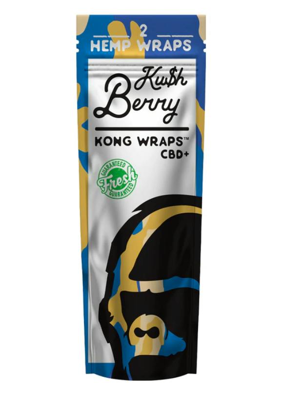 Kush Berry Flavour Organic Hemp Blunt Wraps