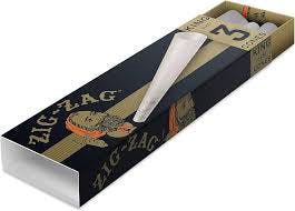Zig Zag (Paper Cones) KING - 3/Pack at Crafted Leaf Cannabis