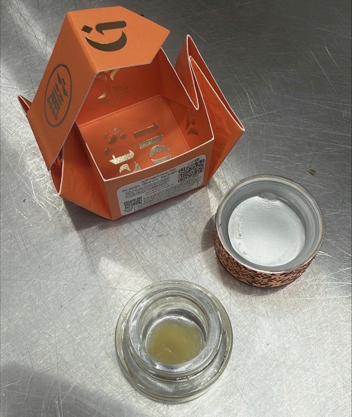 Goldkine - Live Resin sugar & Sauce 1g - Cron at Crafted Leaf Cannabis
