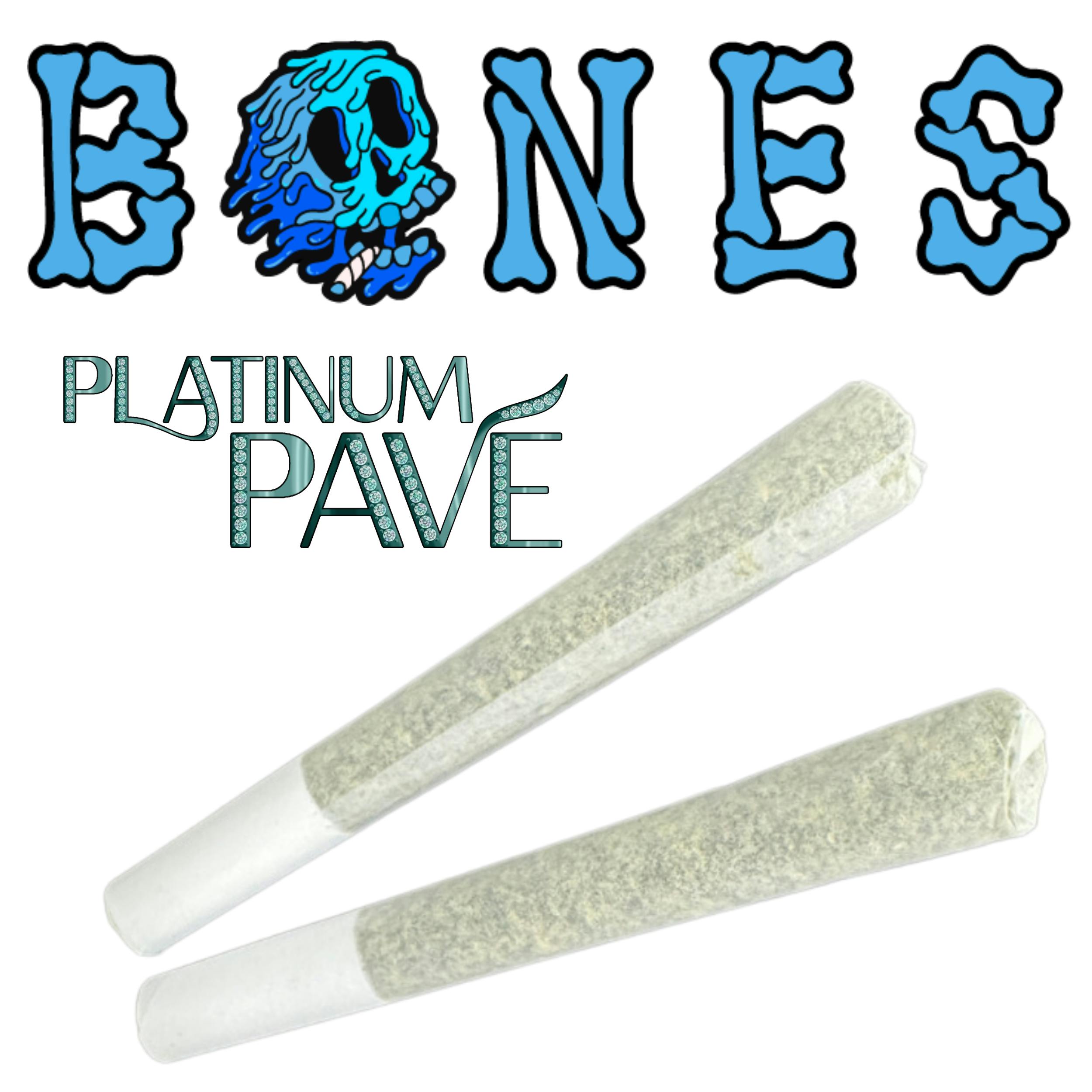Plant Nerd - Bones 1g Pre-Rolls - Platinum Pave at Crafted Leaf Cannabis