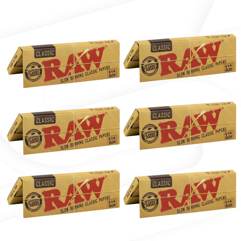 Raw 1 1/4 Classic Papers at Crafted Leaf Cannabis