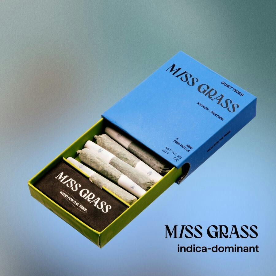Miss Grass Banana Papaya x Skunk Crush Pre-Roll Pack 0.4g ea | 5-Pack