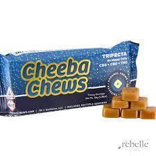 (MED)CHEEBA CHEWS - TRIFECTA 1:1:1 - TAFFY - 250MG