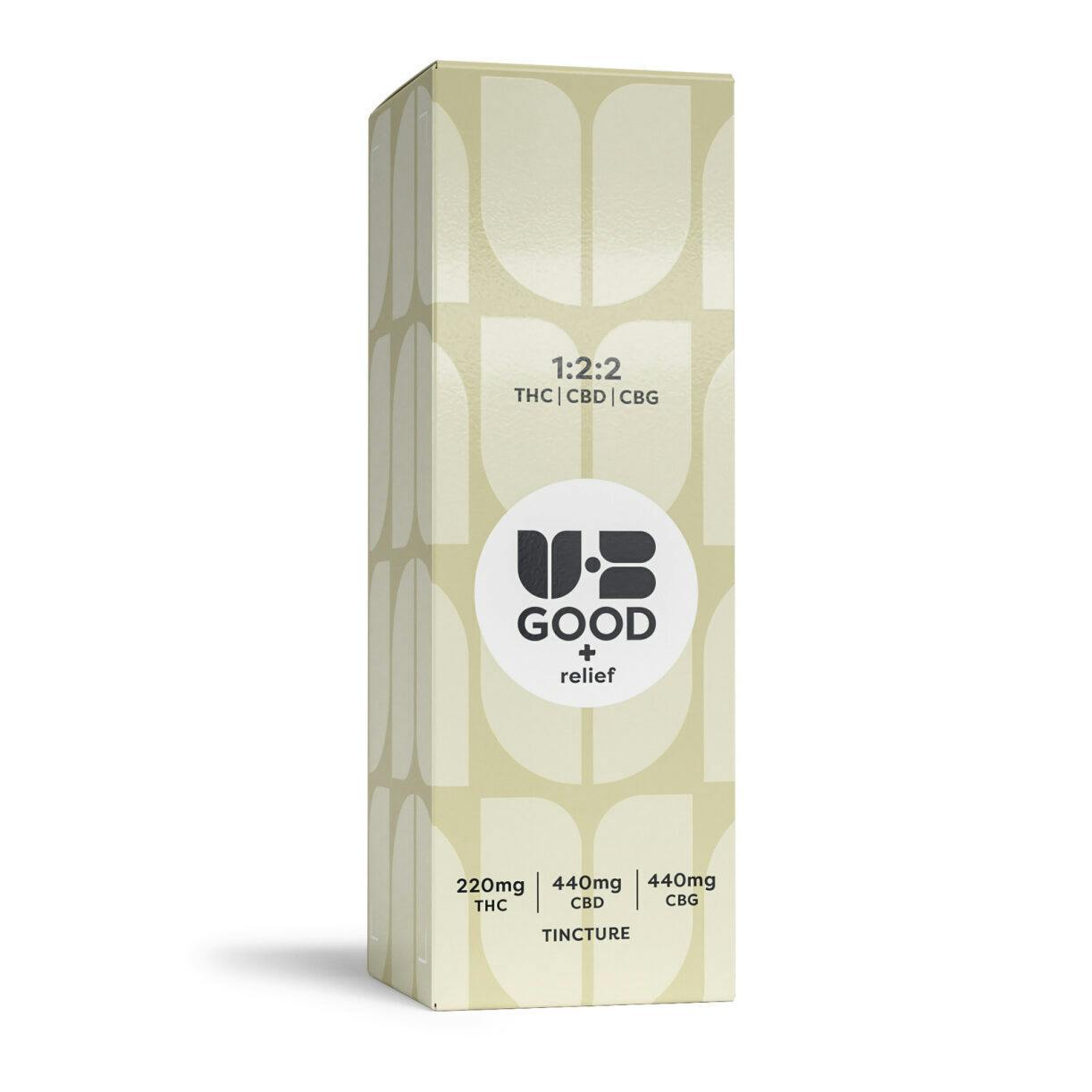 Tincture Relief l UBGOOD 1:2:2 THC:CBD:CBG l 30ml