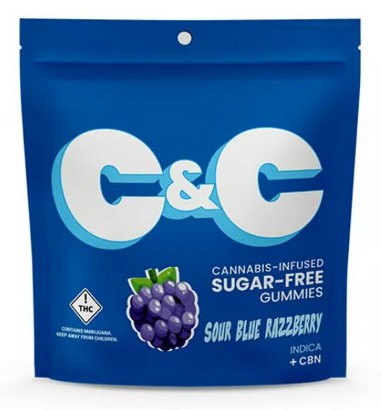 Sour Blue Raspberry + CBN | 11mg Sugar Free Gummies | 10ct.