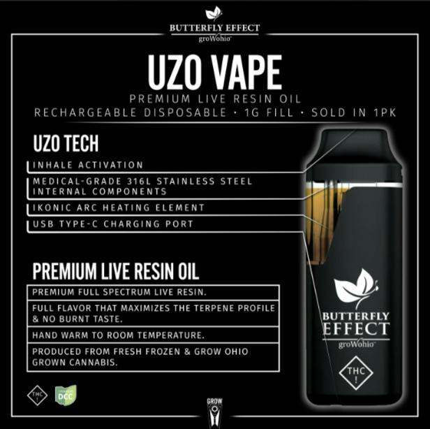 Butterfly Effect | Layer Cake | iKrusher Live Resin Disposable