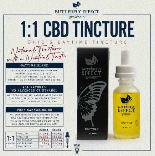 1:1 THC:CBD | Tincture | 30ml