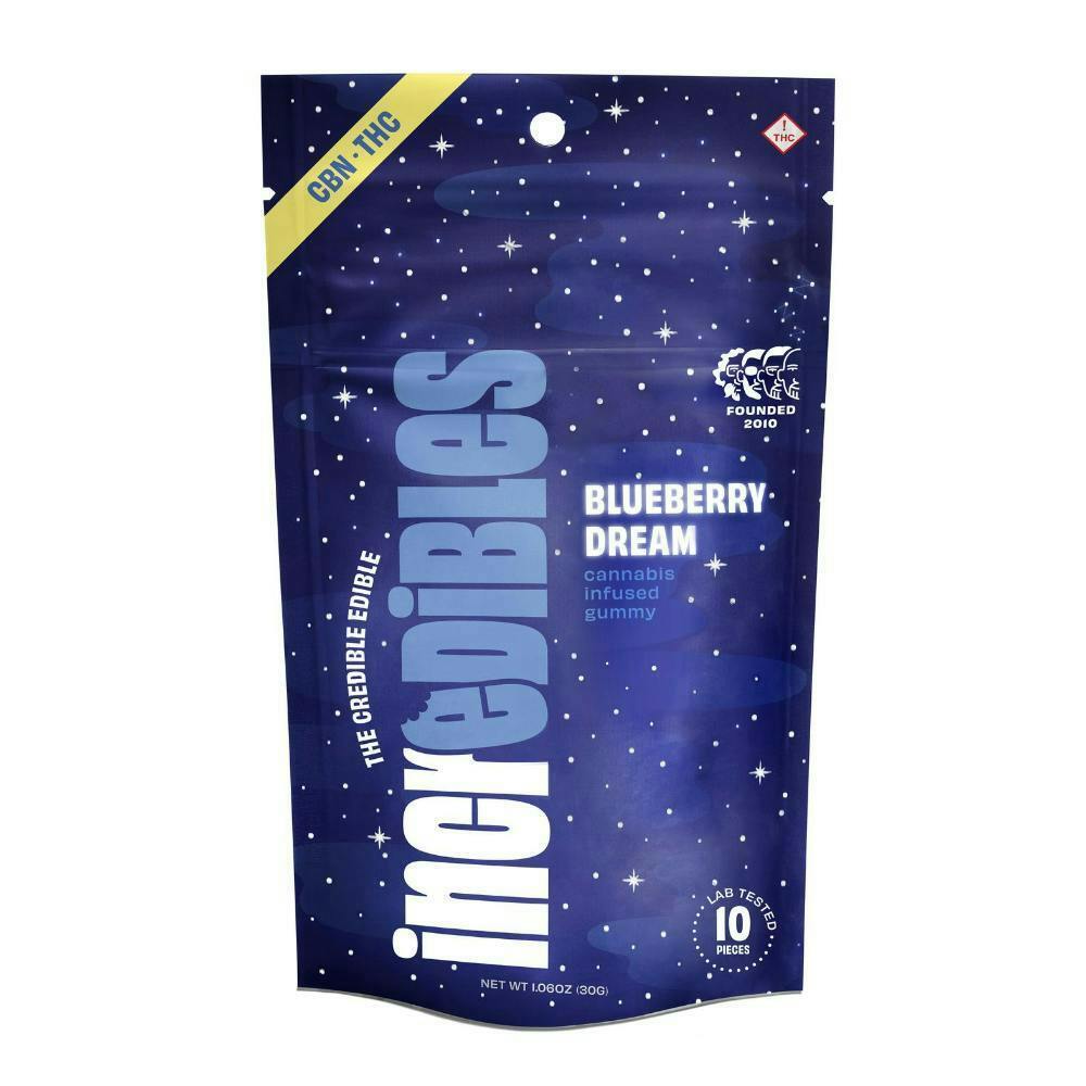 Blueberry Dream + CBN | 55mg Gummies | 10ct