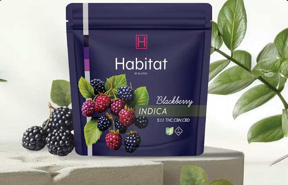 Blackberry 5:1:1 | Indica Gummy | 5mg Gummies | 20ct