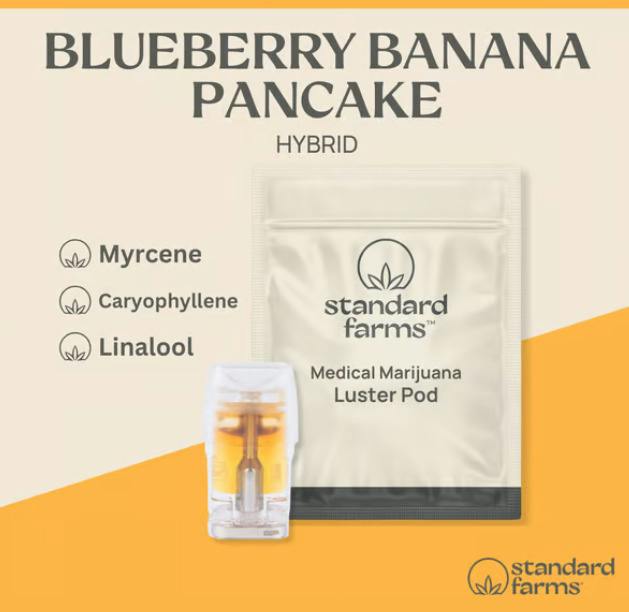 Blueberry Banana Pancakes | Distillate Luster Pod