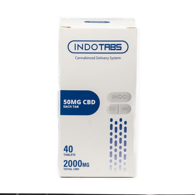 Indotabs CBD Infused Tablet [50mg/40pk] 50mg | 40pk