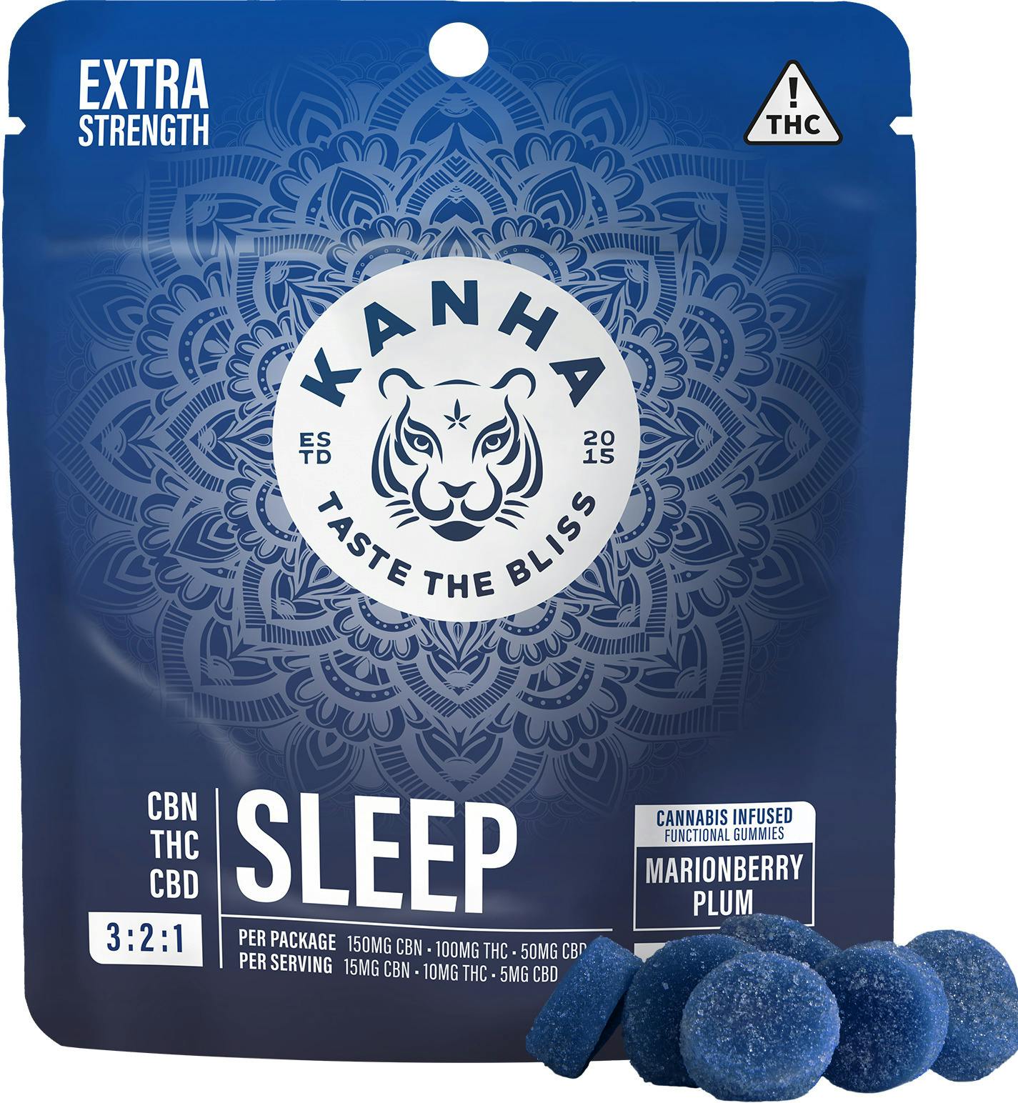 KANHA NANO - MARIONBERRY PLUM - 3:2:1 (CBN:THC:CBD)