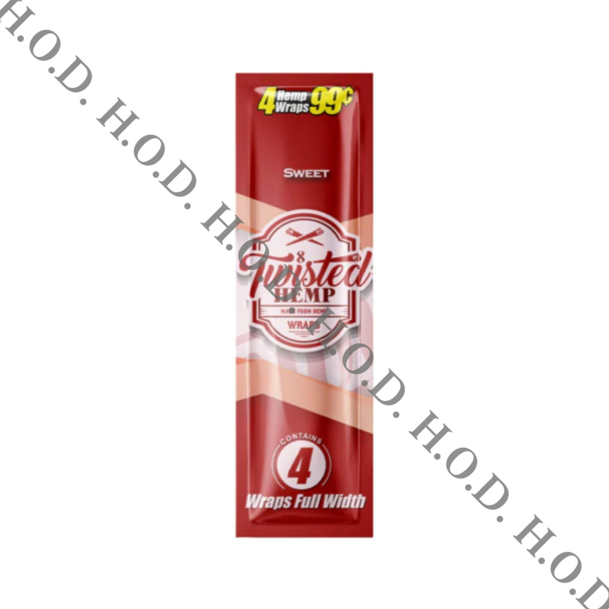 Twisted Hemp Sweet Wraps 4 Pack