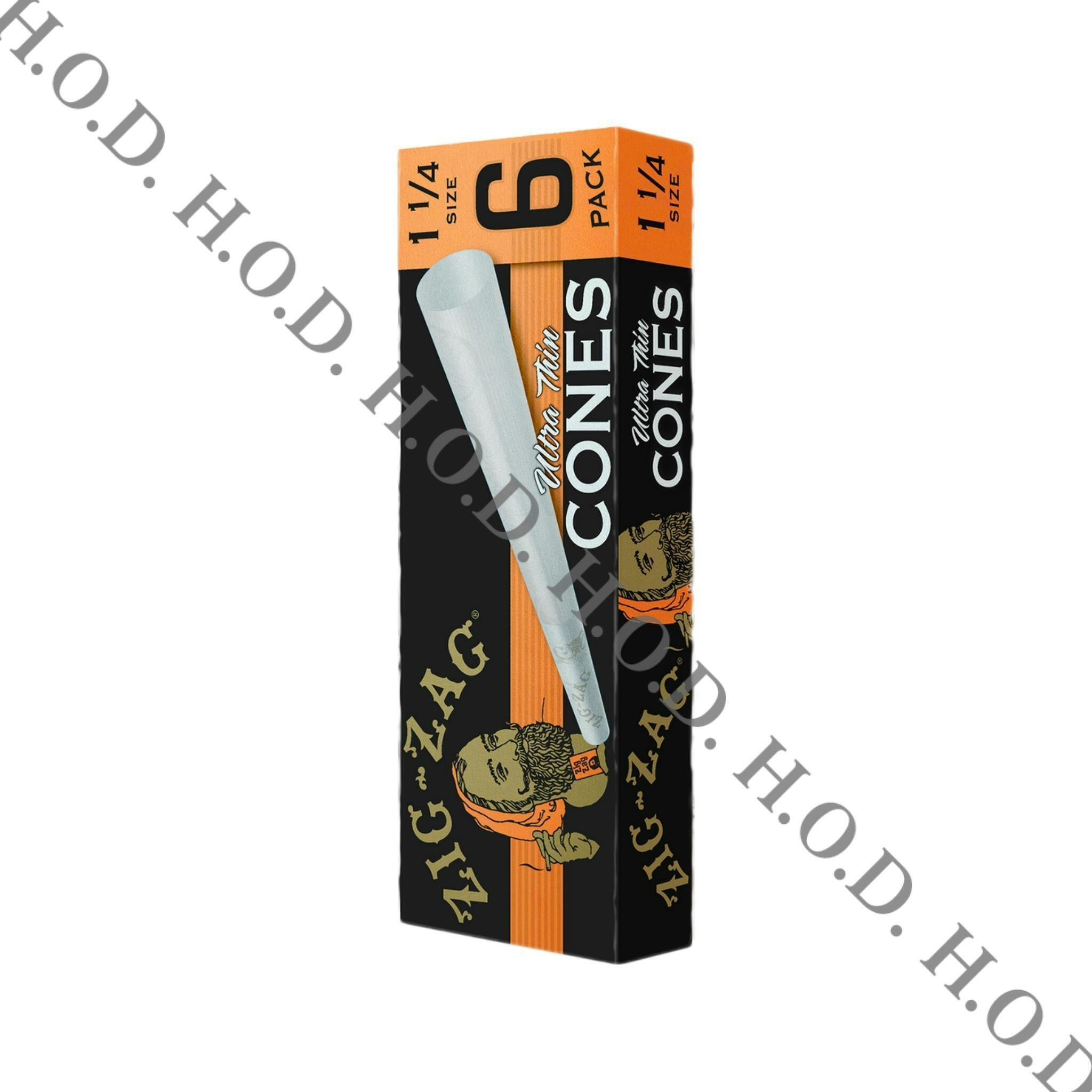Zig-Zag Cone 1 1/4 6 Pack