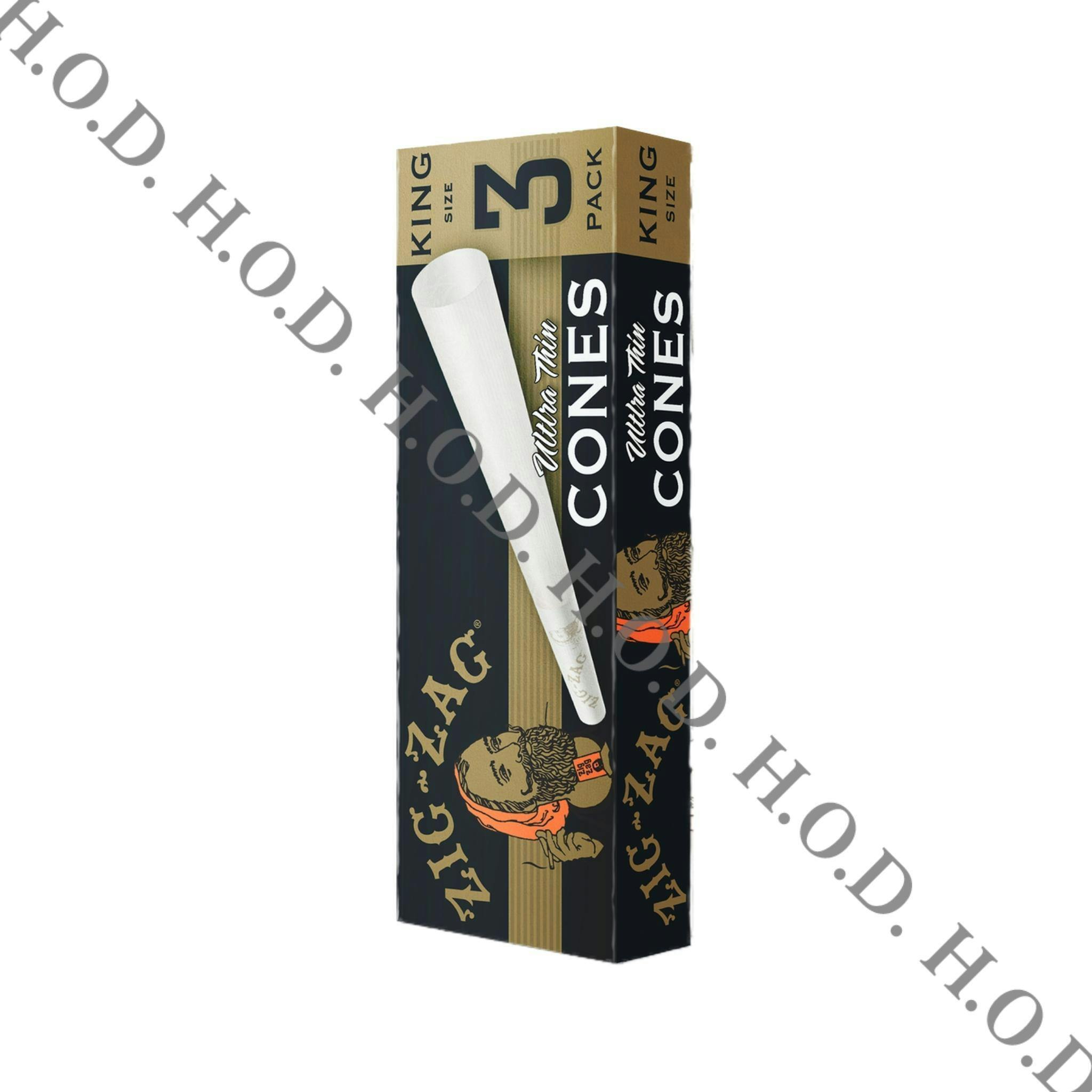 Zig-Zag Cone King Size 3 Pack