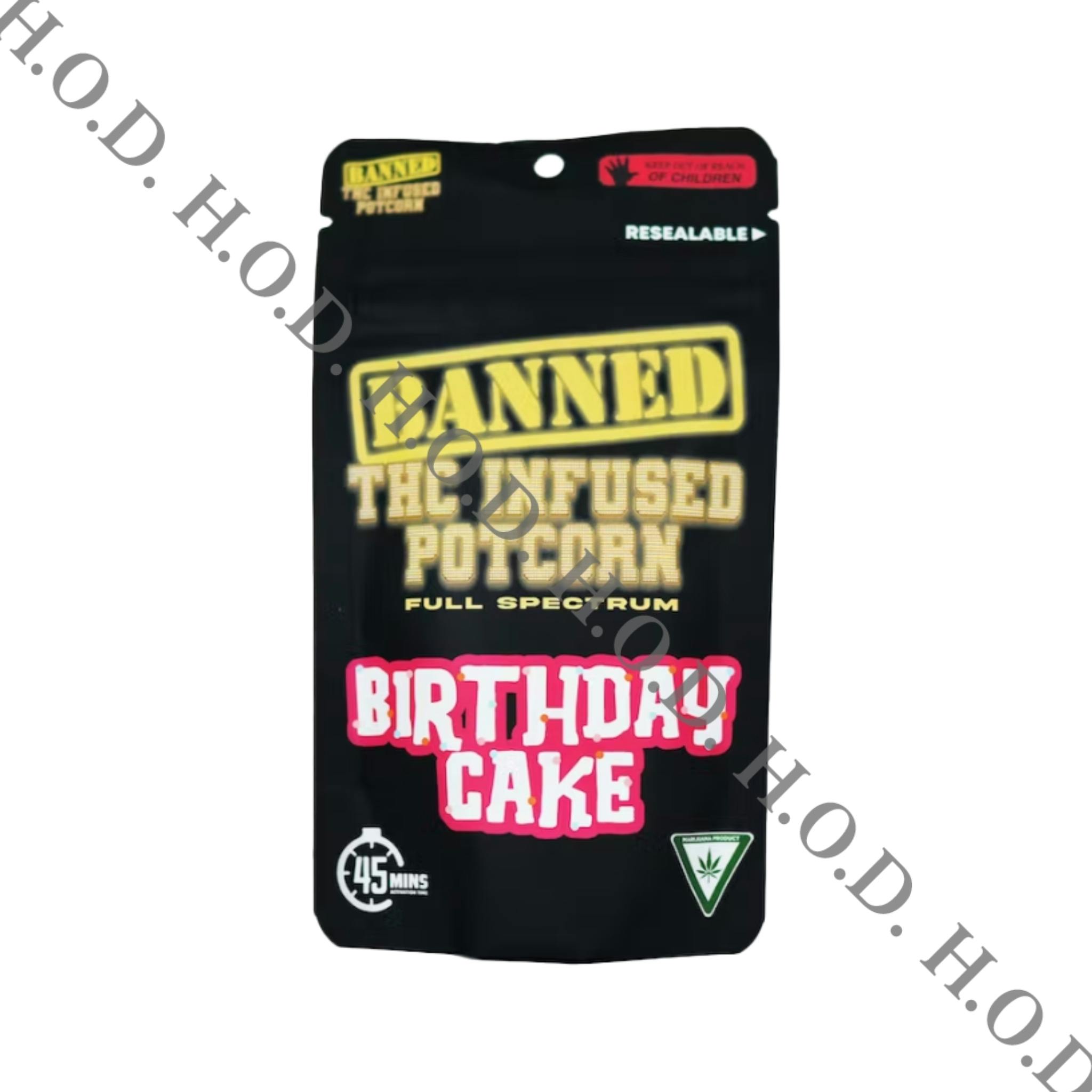 Banned Birthday Cake Potcorn