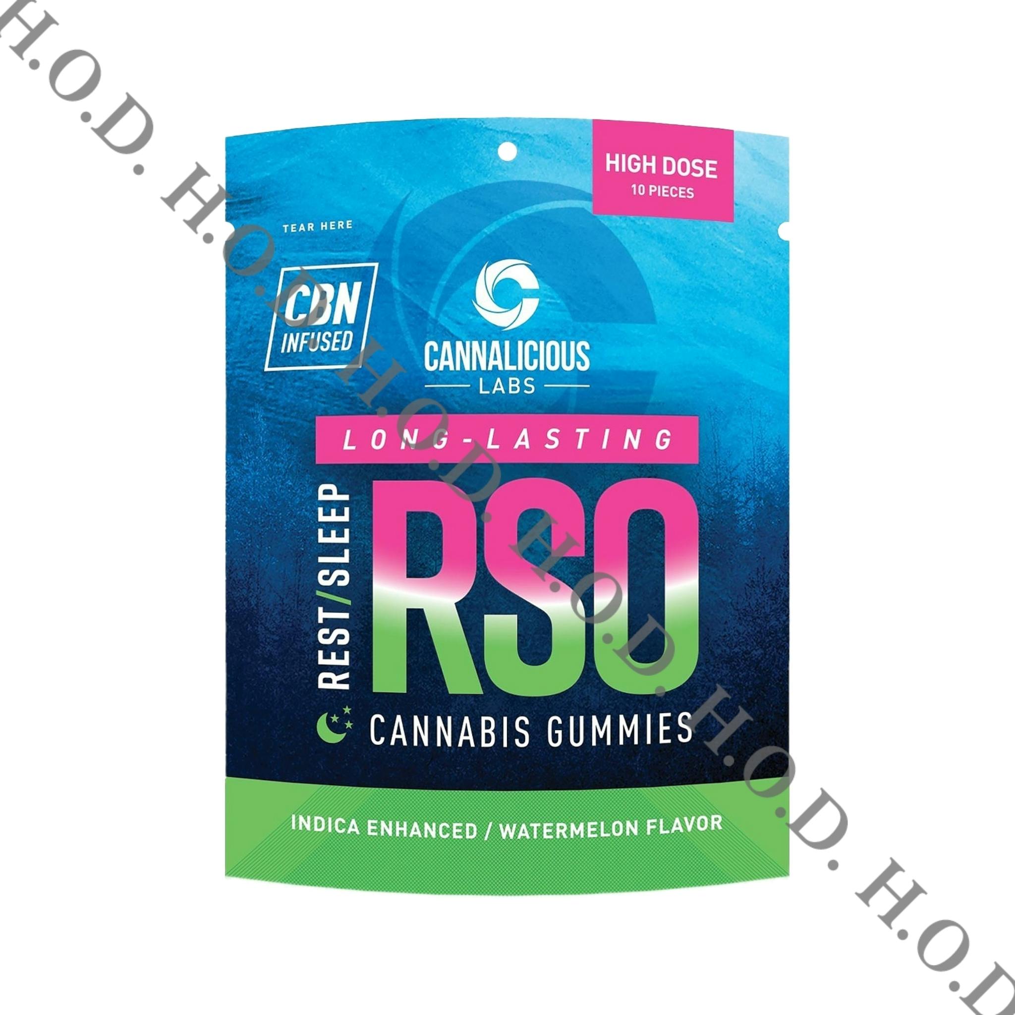 Cannalicious Watermelon RSO Gummies