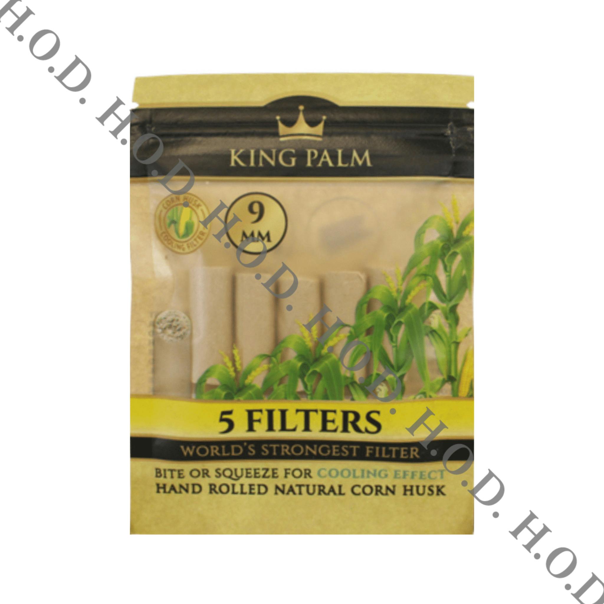 King Palm Corn Husk Tips 9mm 5 Pack