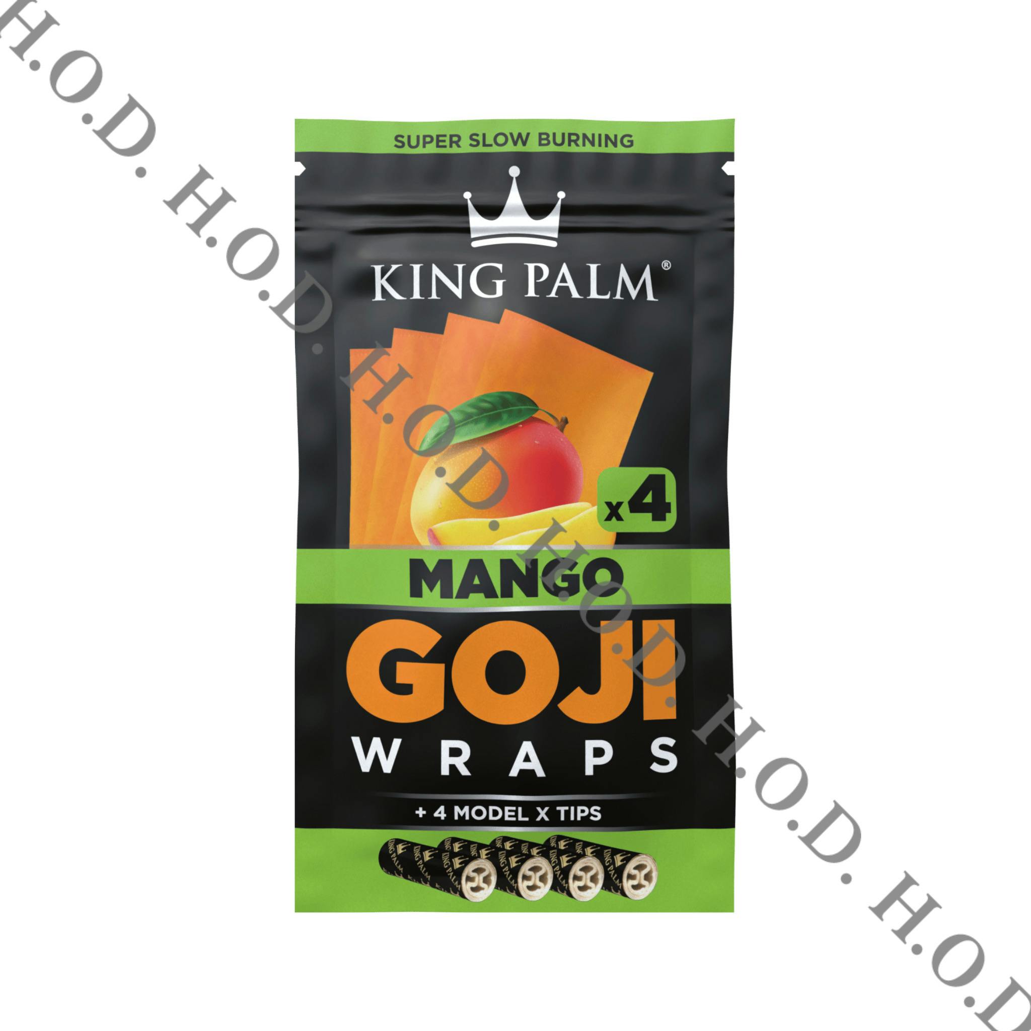 King Palm Goji Mango Wraps 4 Pack