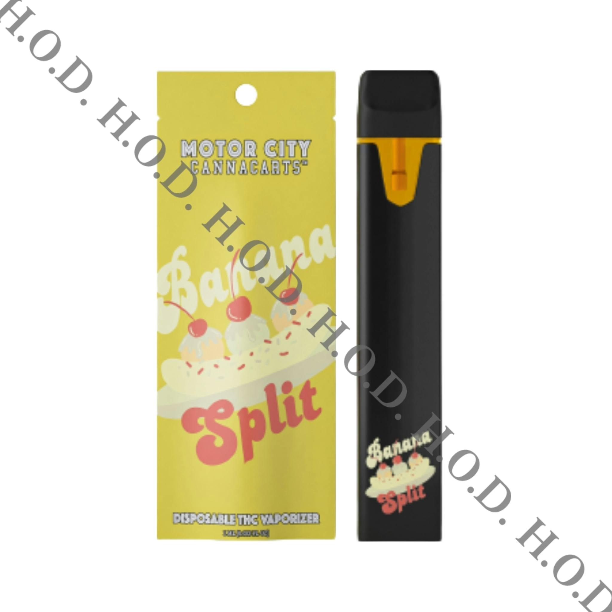 Motor City Cannacarts Banana Split Disposable