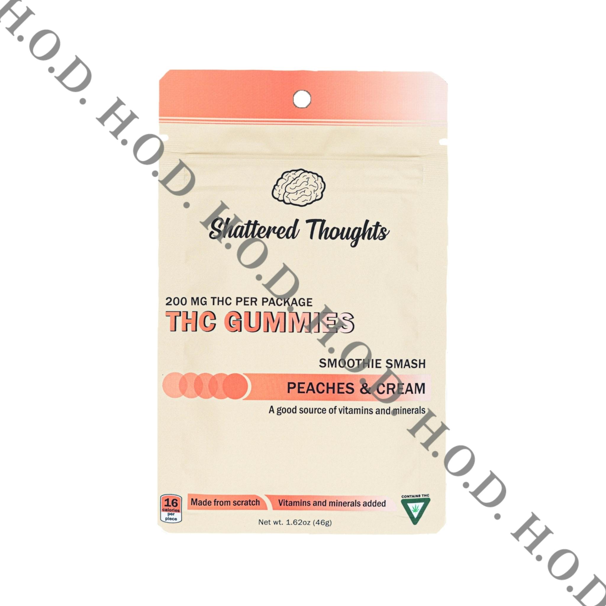 Shattered Thoughts Peaches & Cream Gummies