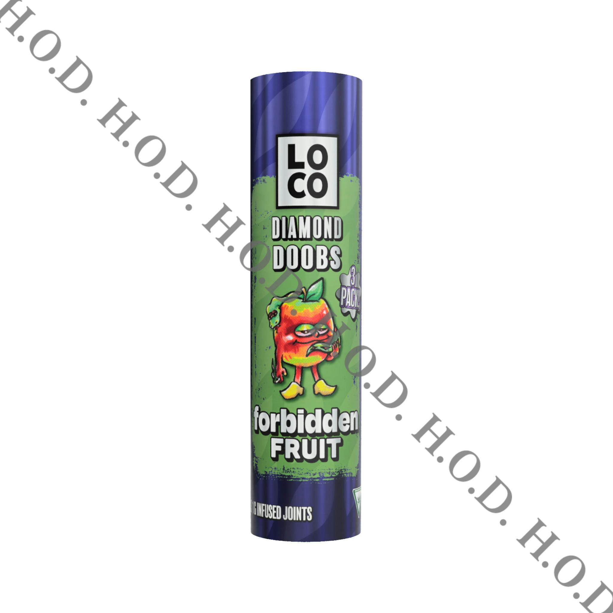 Loco Forbidden Fruit Infused Pre-Roll 1g 3 Pack