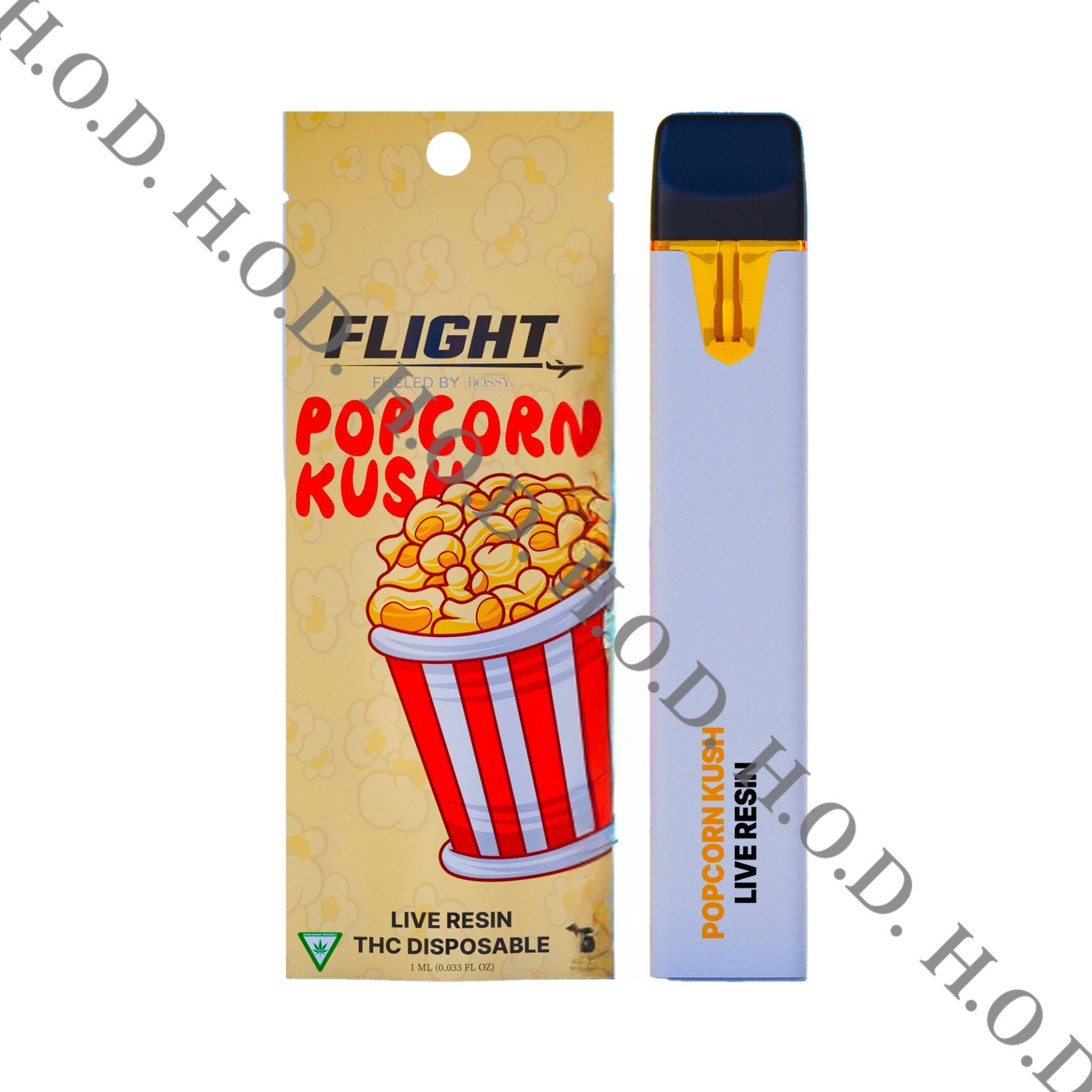 Flight Popcorn Kush Live Resin Disposable