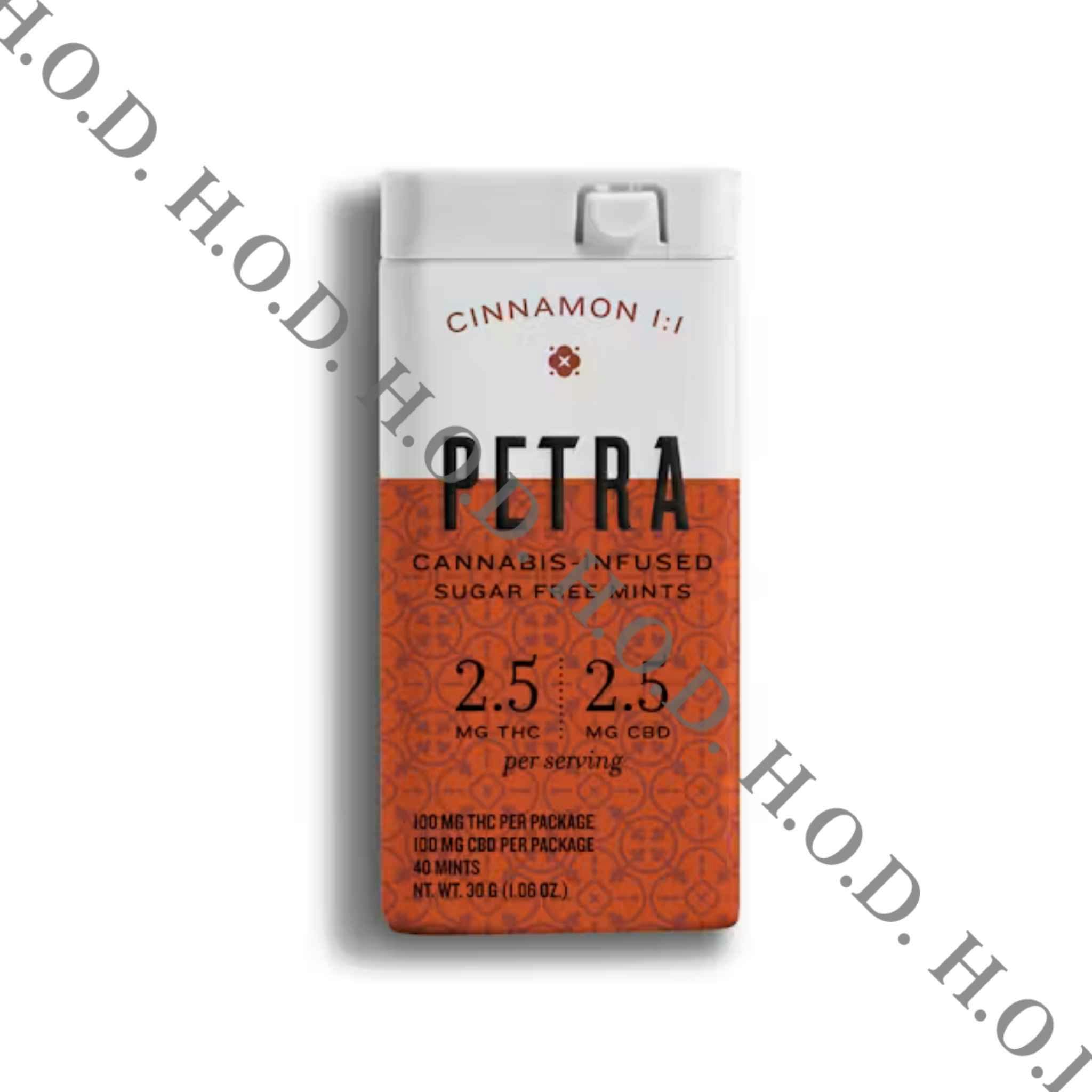Petra Cinnamon Mints 1:1 THC/CBD 100mg
