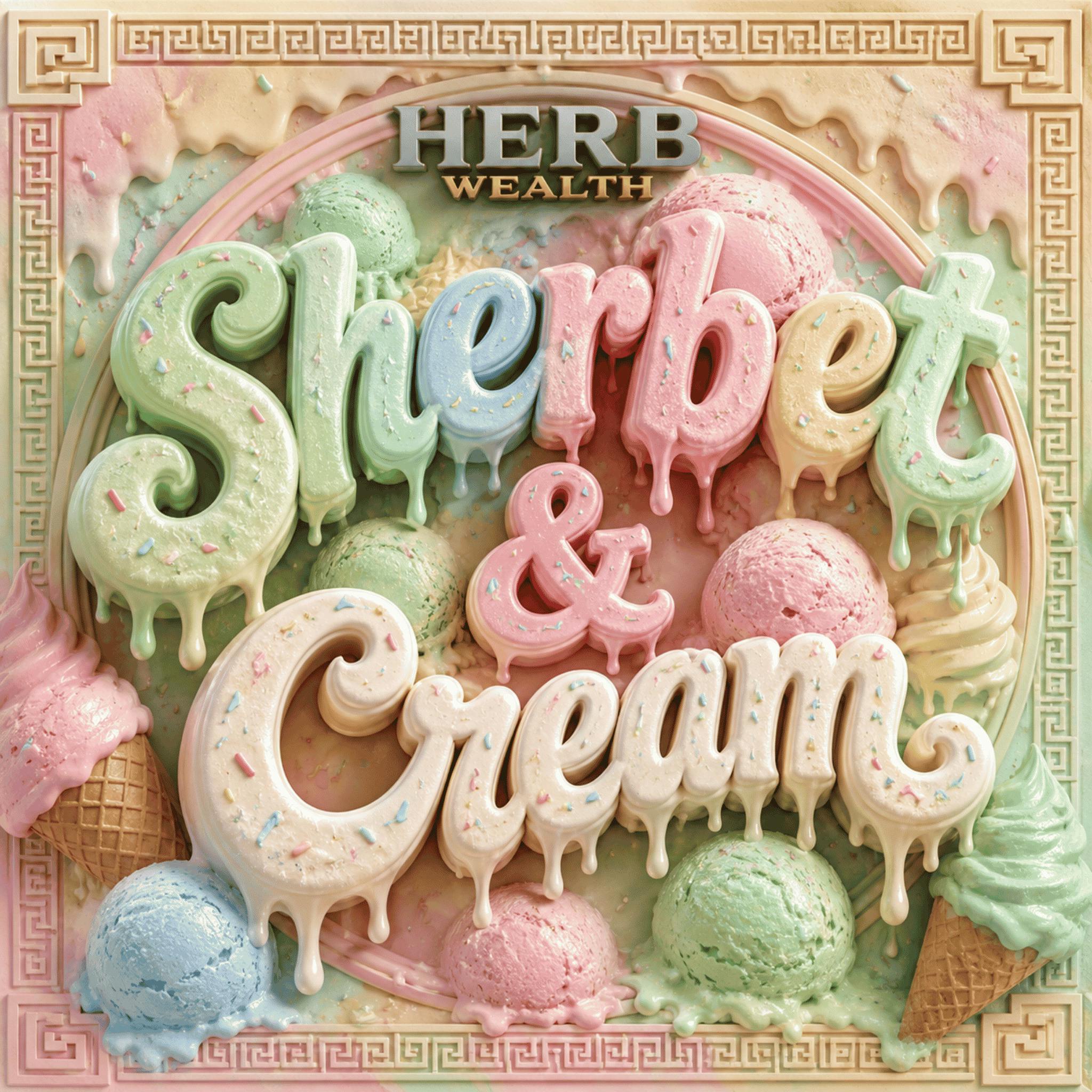 Herb Wealth Sherbet & Cream