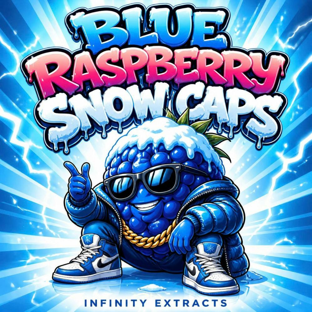 Infinity Extracts Blue Raspberry Snow Caps