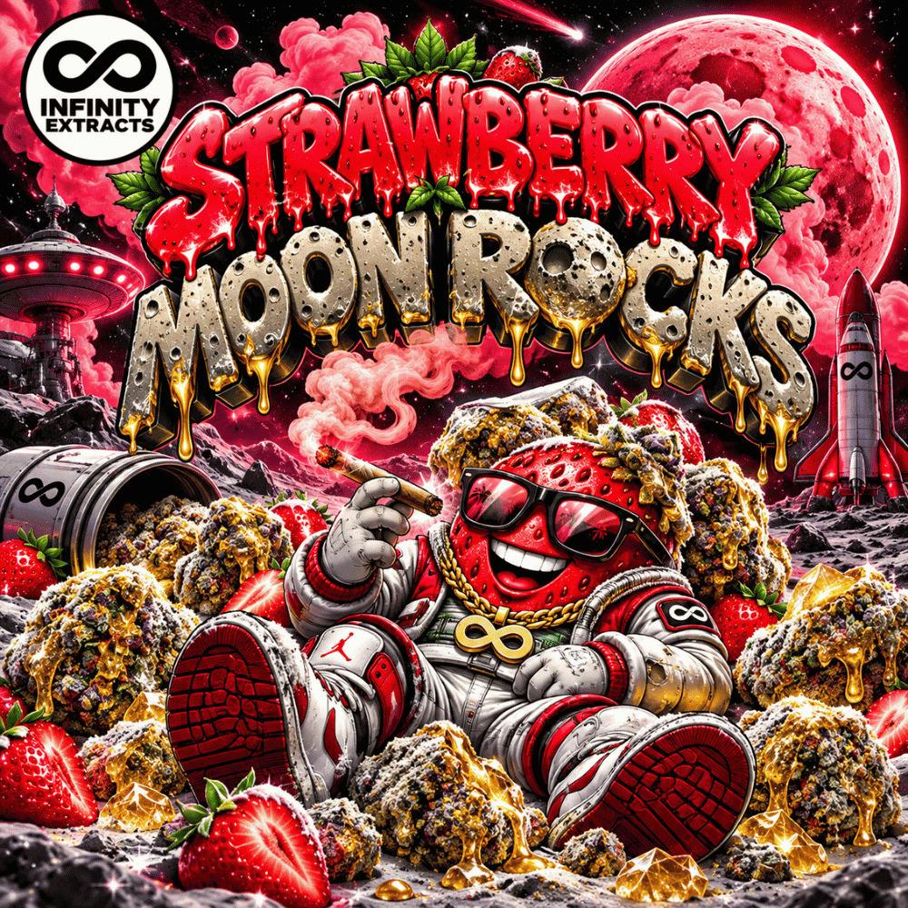 Infinity Extracts Strawberry Moon Rocks