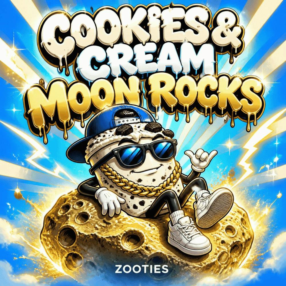 Zooties Cookies & Cream Moon Rocks