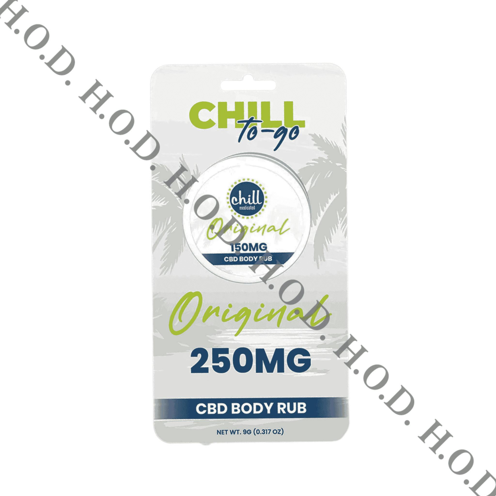 Chill Medicated To-Go CBD Body Rub