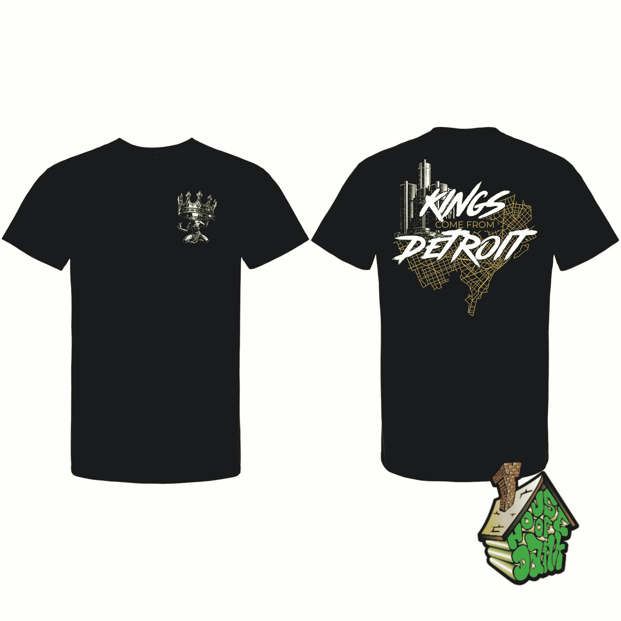 H.O.D. Detroit Kings Black Tee S
