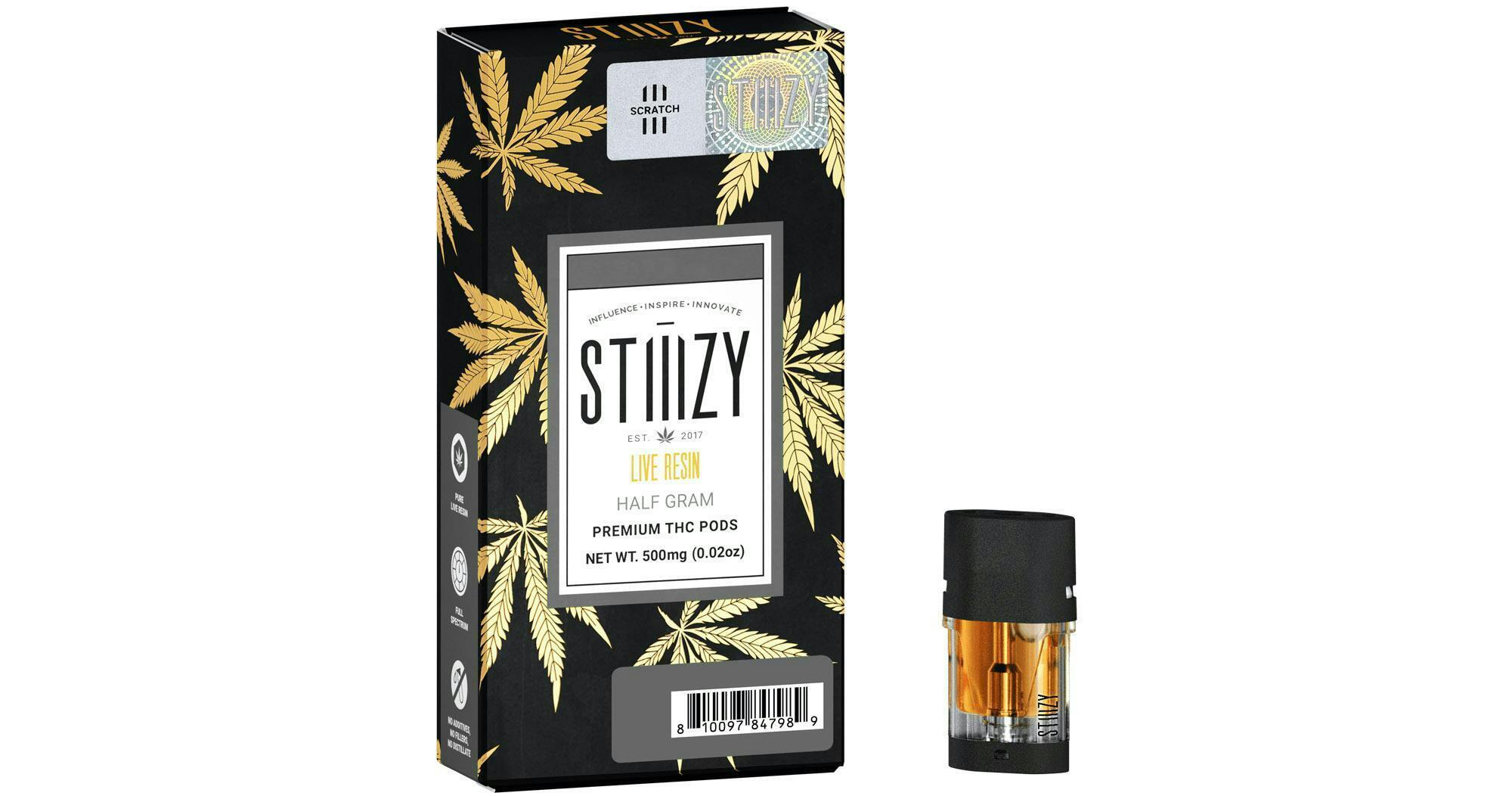 STIIIZY - STIIIZY Live Resin LQD Pod 500mg - Cereal Milk