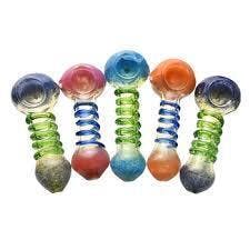 4" Cartel Glass Pipe | Various Colours