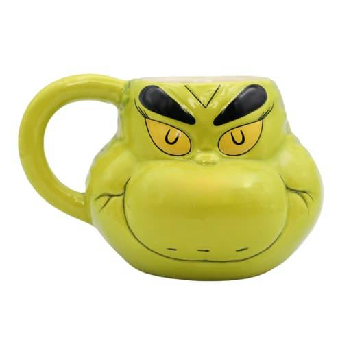 Grumpy Green Face Mug