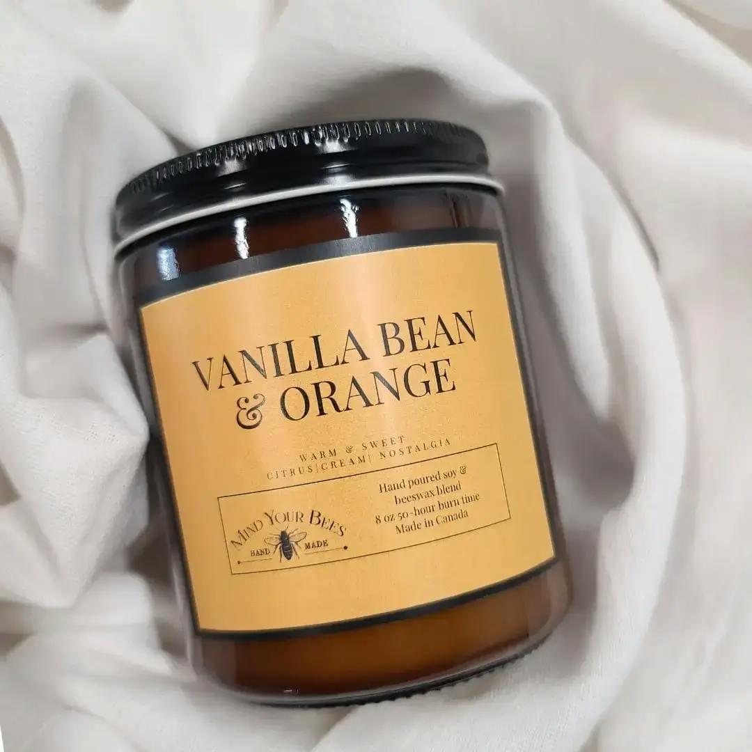 Vanilla Bean & Orange Candle