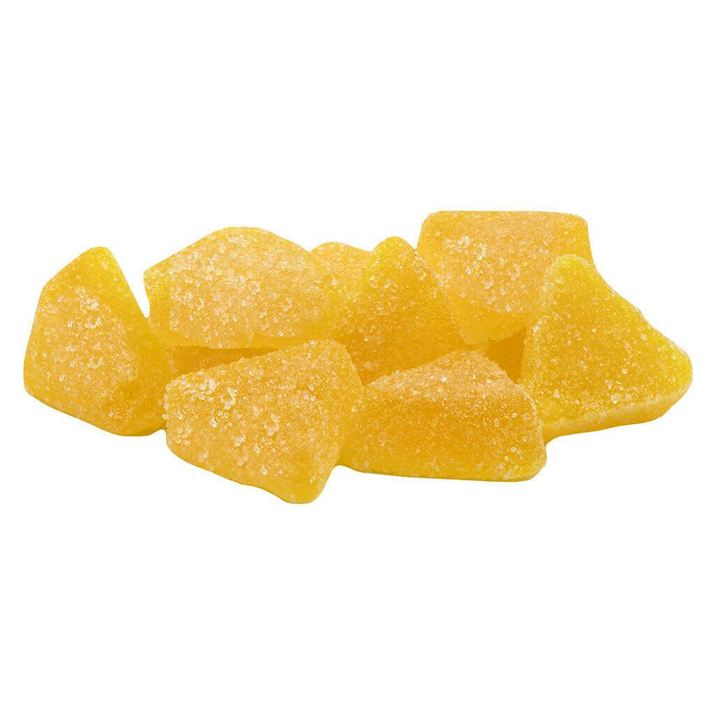 Pineapple Punch Live Hash Rosin Gummies 10x1 Pack Soft Chews