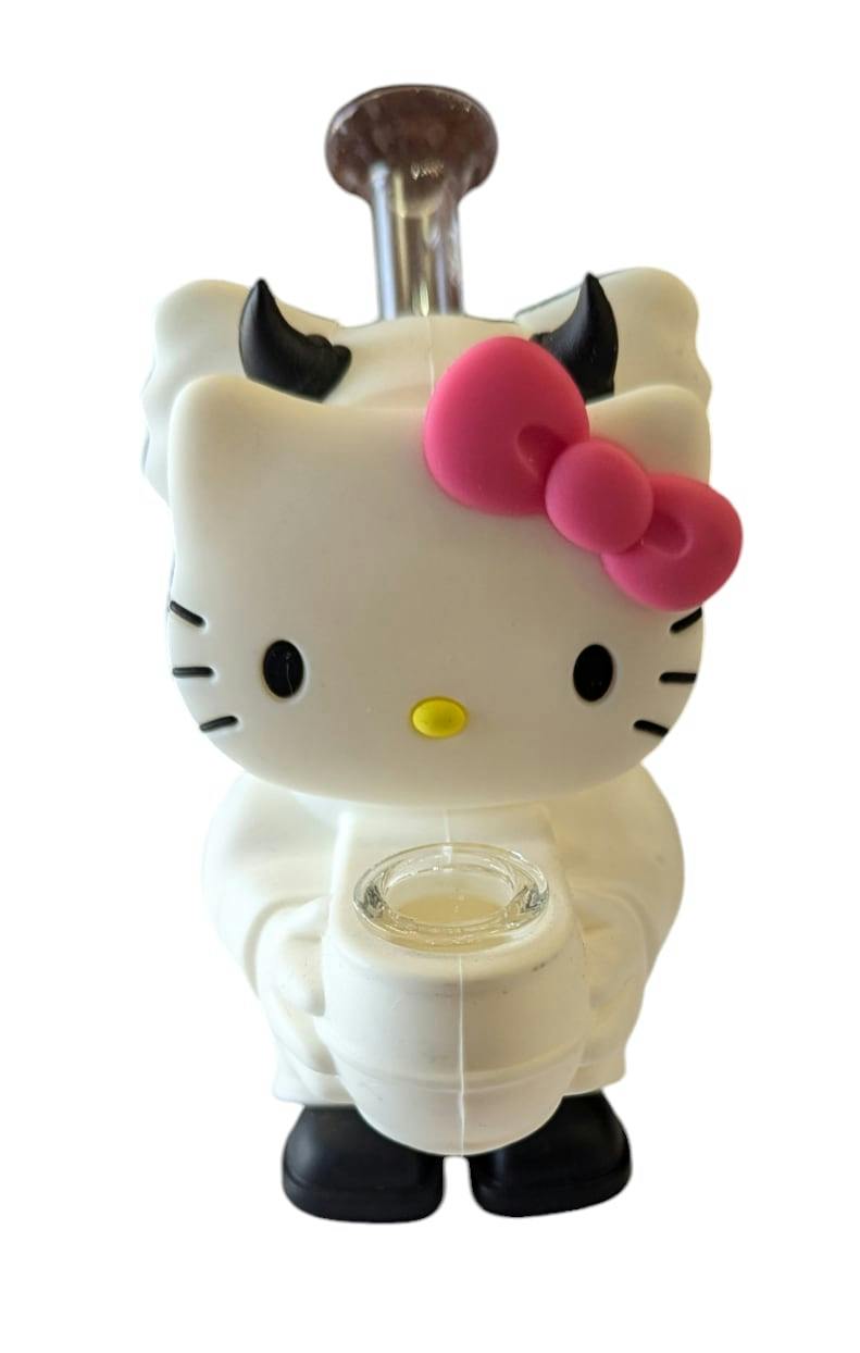 Hello Kitty Silicone Bong