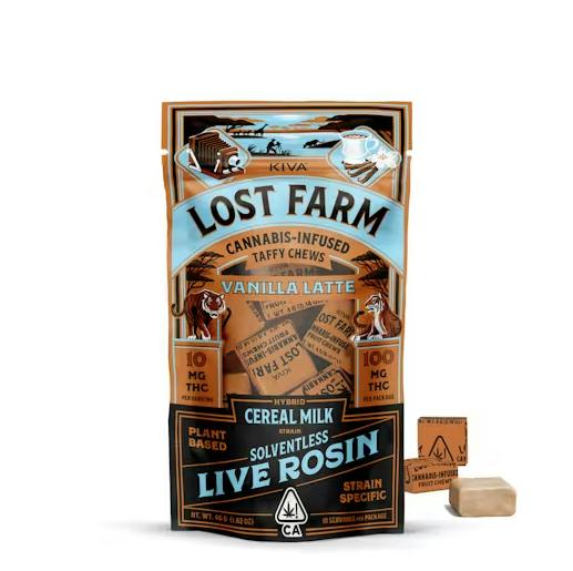 Vanilla Latte 'Cereal Milk' Live Rosin Chews | 100mg | 10ct | 10mg/ea
