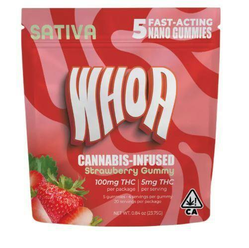 Whoa 5pk Gummies Strawberry