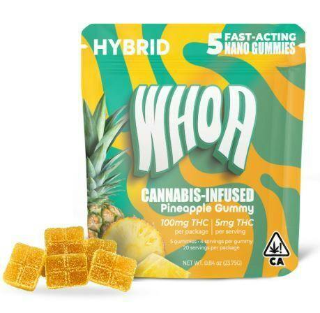 Whoa 5pk Gummies Pineapple