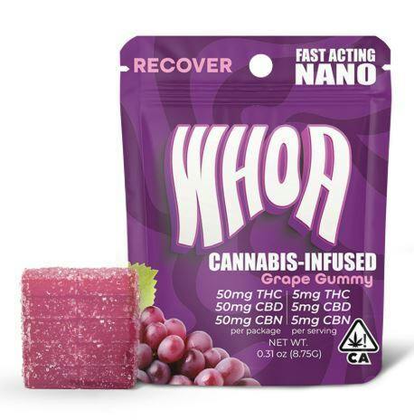Whoa 5pk Gummies Grape CBD:CBN 1:1:1
