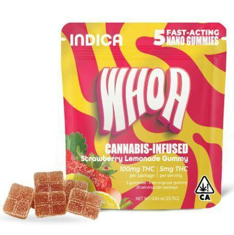 Whoa 5pk Gummies Strawberry Lemonade