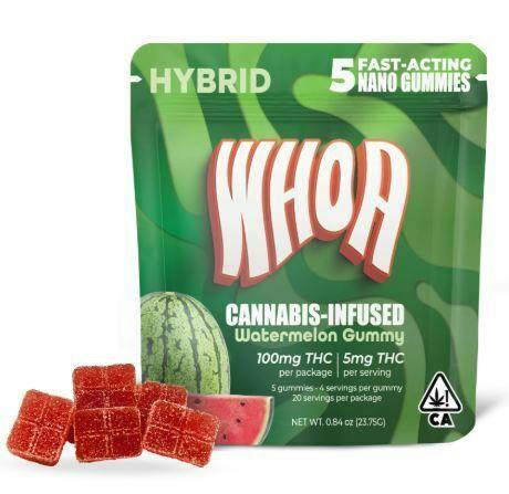 Whoa 5pk Gummies Watermelon